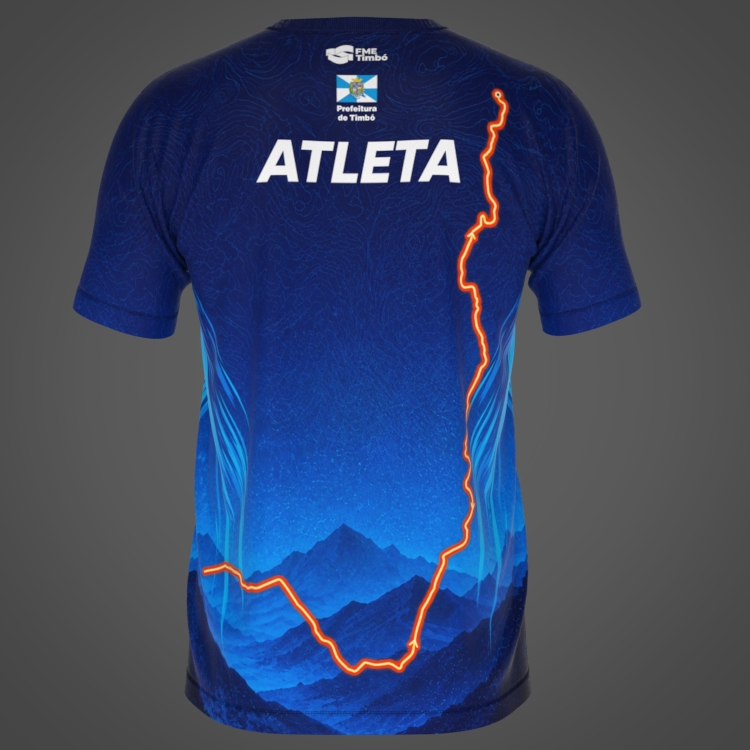 Camiseta oficial XI Revezamento 10 Milhas Morro Azul 2027 - verso