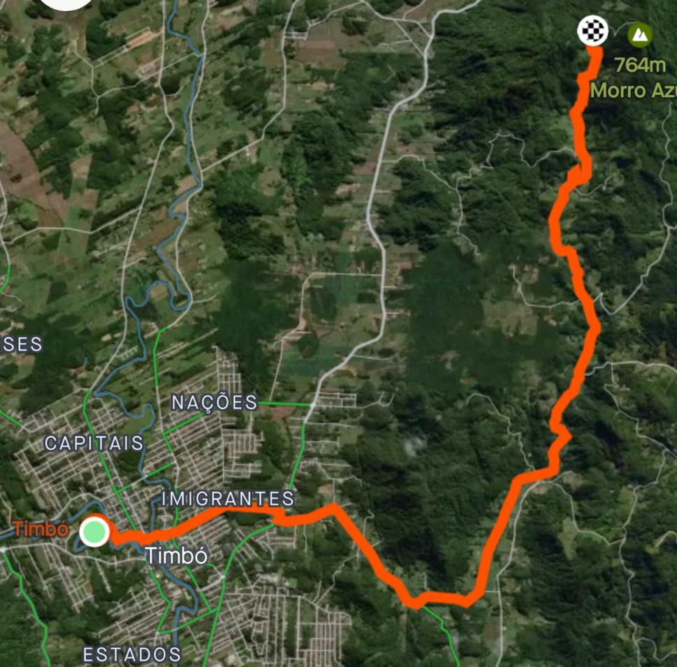 Percurso 10 Milhas Morro Azul 2027