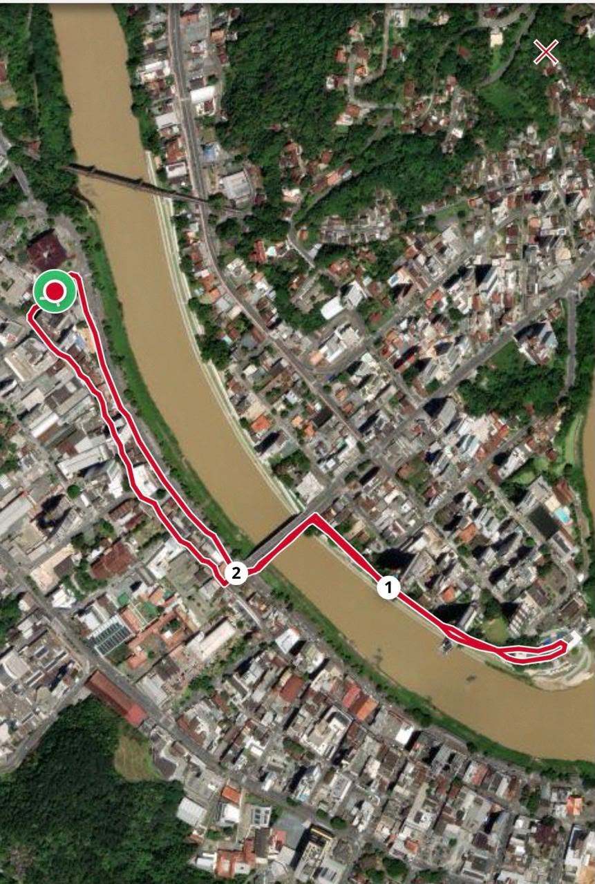 Percurso Caminhada 3km